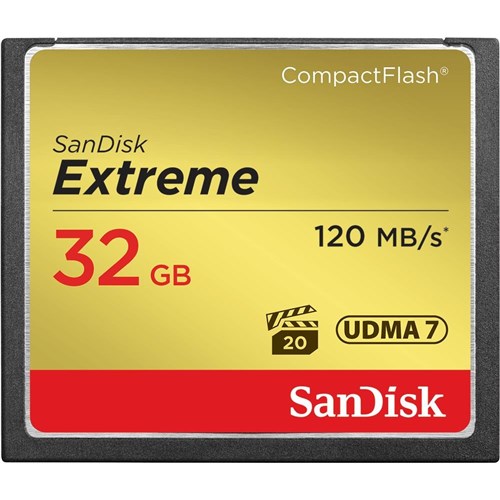 SanDisk Extreme 32GB CompactFlash Memory Card