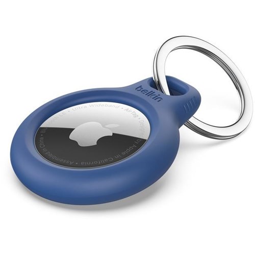 Belkin Secure Holder with Keyring for AirTag (Blue)