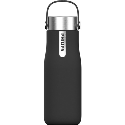 Philips GoZero 590ml Smart UV Water Bottle (Black)