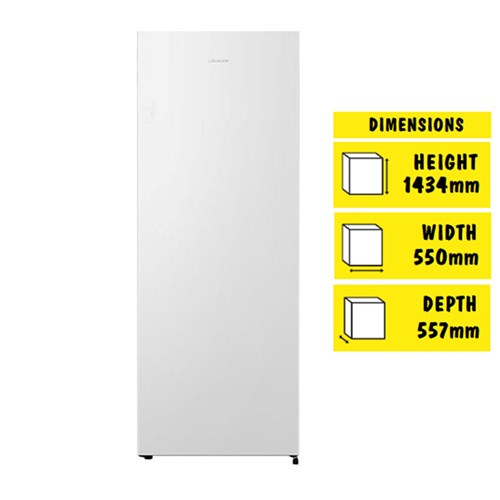 Hisense HRVF155 155L Upright Freezer (White)