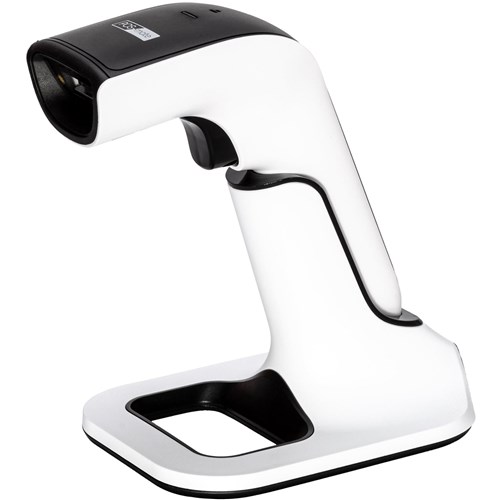 POS-mate  Wireless 2D Barcode Scanner (White/Black)