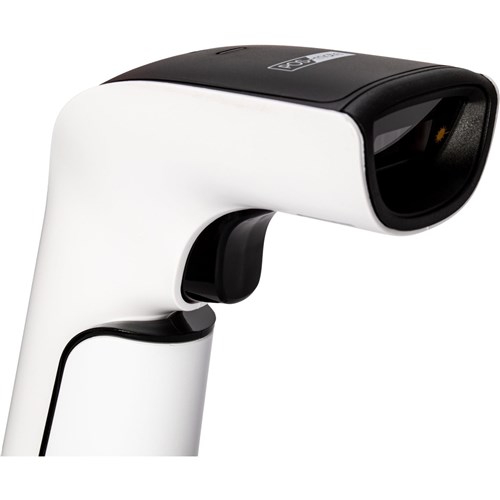 POS-mate  Wireless 2D Barcode Scanner (White/Black)