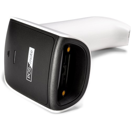 POS-mate  Wireless 2D Barcode Scanner (White/Black)