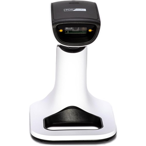 POS-mate  Wireless 2D Barcode Scanner (White/Black)