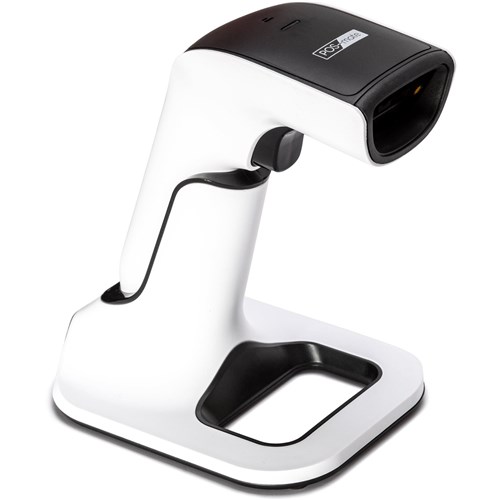 POS-mate  Wireless 2D Barcode Scanner (White/Black)