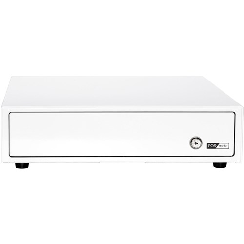 POS-mate Push To Open Cash Drawer (Gloss White)