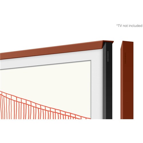 Samsung Chamfer Bezel Frame for 55' The Frame TVs (Terracotta Red) [2021]