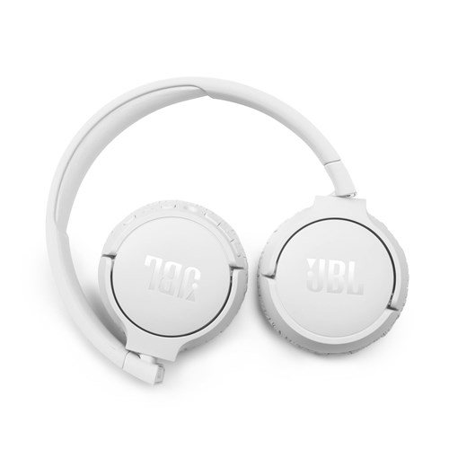 JBL Tune 660 Wireless Noise Cancelling On-Ear Headphones (White)