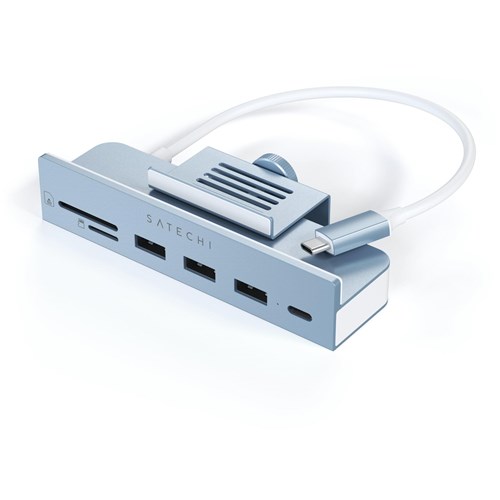 Satechi USB-C Clamp Hub for iMac 24' (Blue)