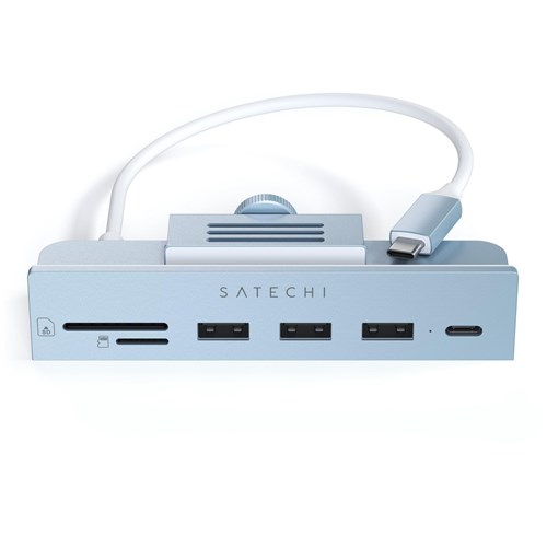 Satechi USB-C Clamp Hub for iMac 24' (Blue)
