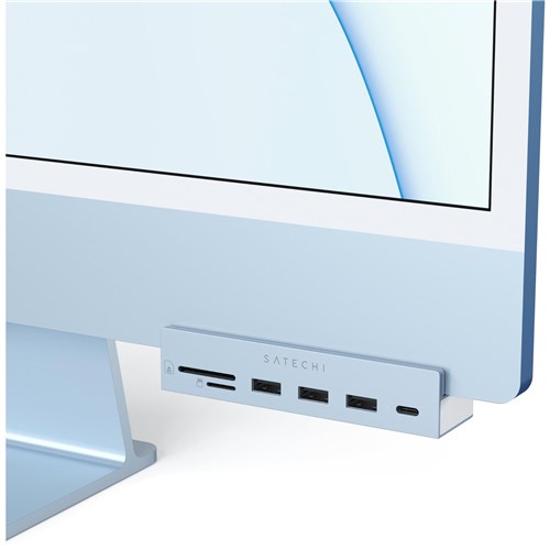 Satechi USB-C Clamp Hub for iMac 24' (Blue)