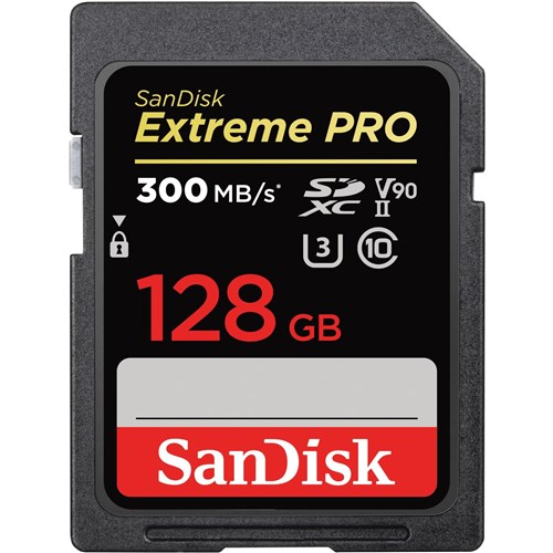 Sandisk Extreme Pro 128GB SDHC Memory Card [2021]