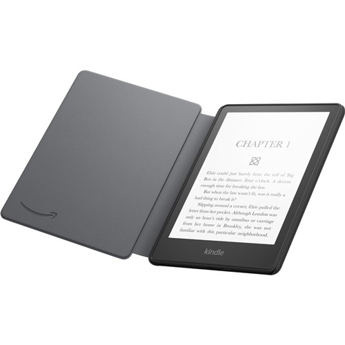 Kindle Paperwhite Leather Cover for 11th Gen (Black)