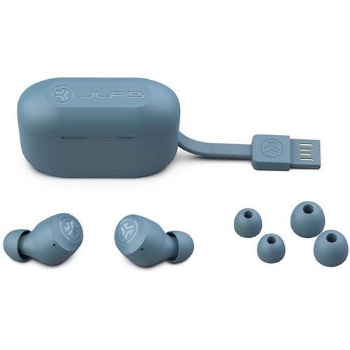 JLab Go Pop+ True Wireless Earbuds (Slate)