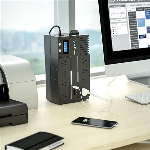 CyberPower BRIC-LCD 700VA 390W Line Interactive UPS