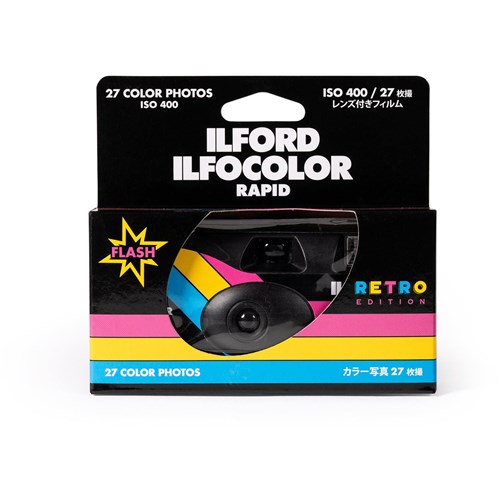 Ilford Ilfcolour Retro Single Use Film Camera (27 Exposures)