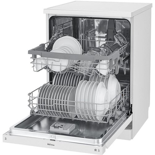 LG XD5B14WH QuadWash 14-Place Setting Freestanding Dishwasher (White)