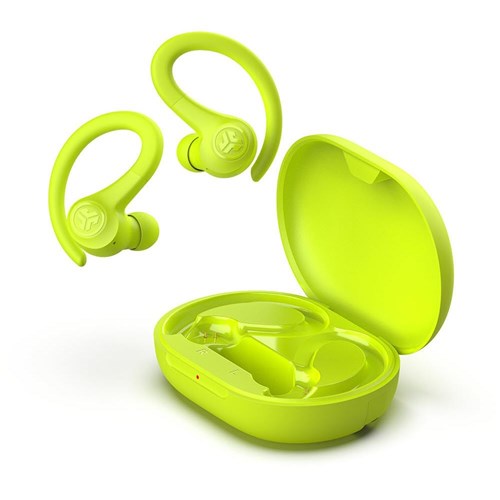 JLab Go Sport+ True Wireless In-Ear Headphones (Neon Yellow)