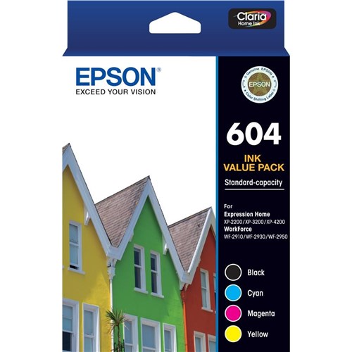 Epson 604 Standard Capacity Ink Cartridge (Value Pack)