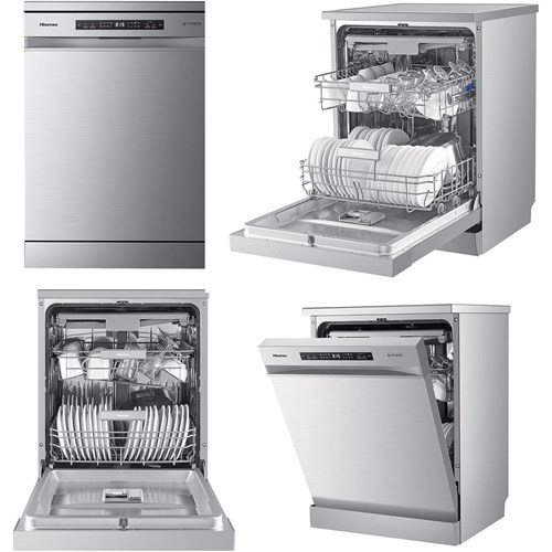 Hisense HSCM15FS 15-Place Setting Freestanding Dishwasher (Stainless Steel)