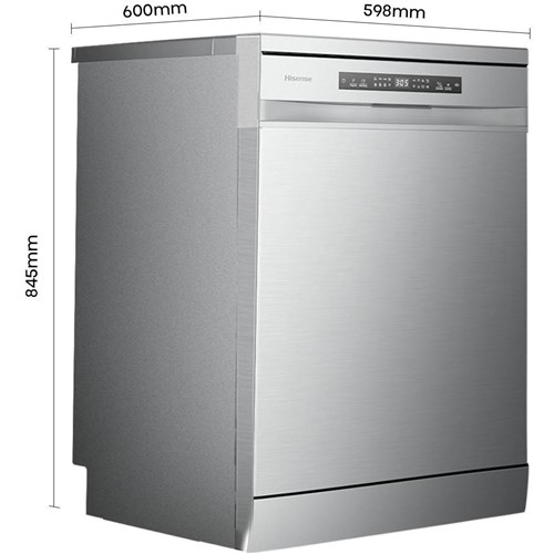 Hisense HSCE14FS 14-Place Setting Freestanding Dishwasher (Stainless Steel)