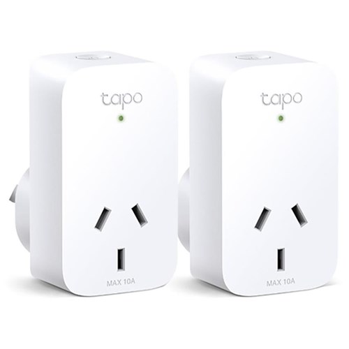 TP-Link Tapo Mini Smart Plug with Energy Monitoring (2 Pack)