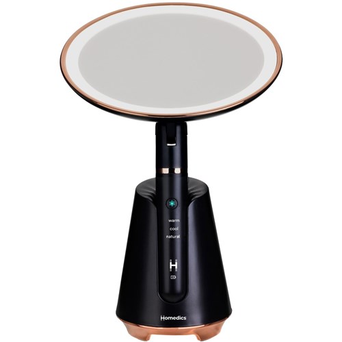 Homedics Radiance LED Beauty Mirror with Bluetooth Speaker