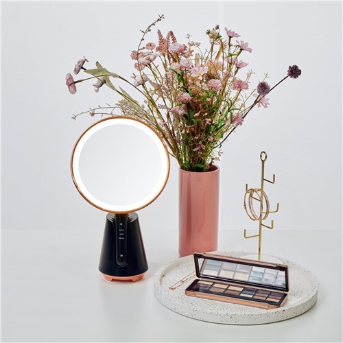 Homedics Radiance LED Beauty Mirror with Bluetooth Speaker