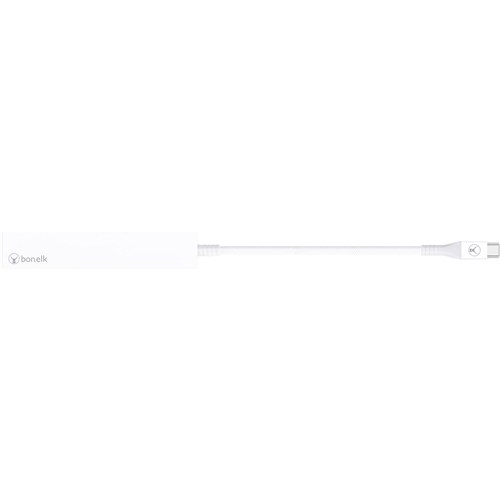 Bonelk Long-Life USB-C to 4 Port USB 3.0 Slim Hub (White)