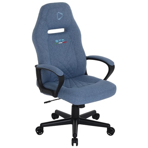 ONEX STC Compact S Series Gaming/Office Chair (Cowboy) with Short pile Linen Fabric