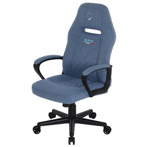 ONEX STC Compact S Series Gaming/Office Chair (Cowboy) with Short pile Linen Fabric