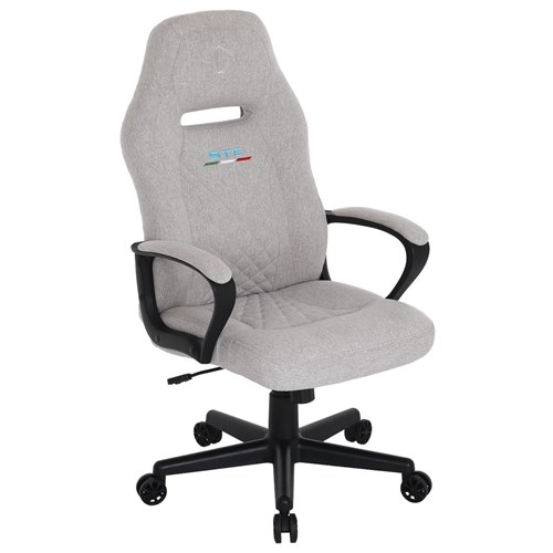 ONEX STC Compact S Series Gaming/Office Chair (Ivory) with Short pile Linen Fabric