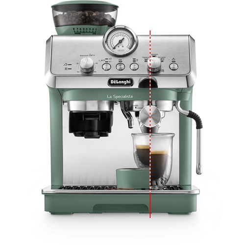 De'Longhi La Specialista Arte Manual Pump Coffee Machine (Toronto Green)