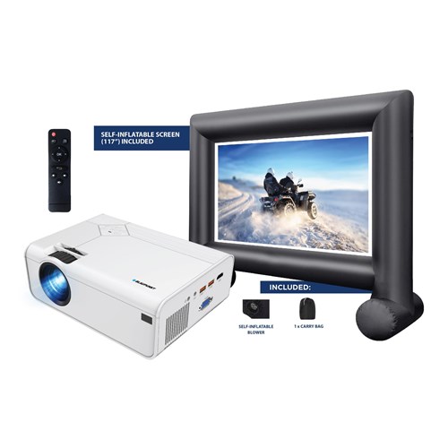 Blaupunkt Full HD Projector with Self-Inflatable Screen