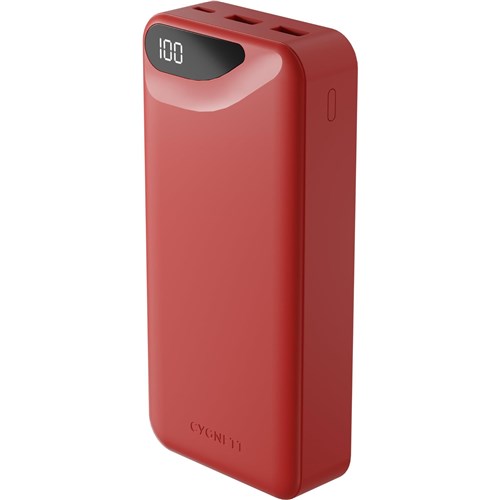 Cygnett ChargeUp Boost Gen3 20K Power Bank (Red)