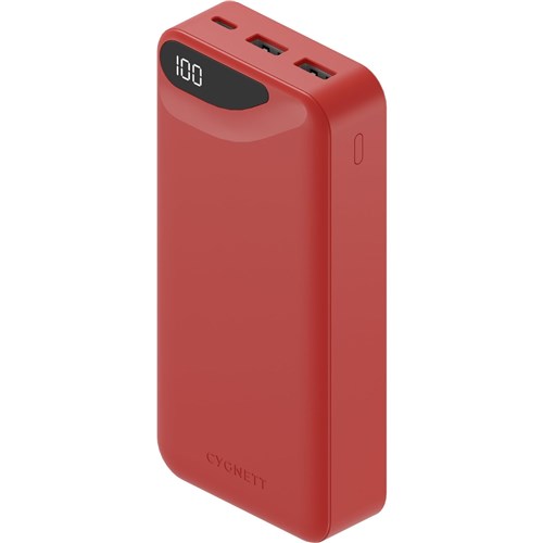 Cygnett ChargeUp Boost Gen3 20K Power Bank (Red)