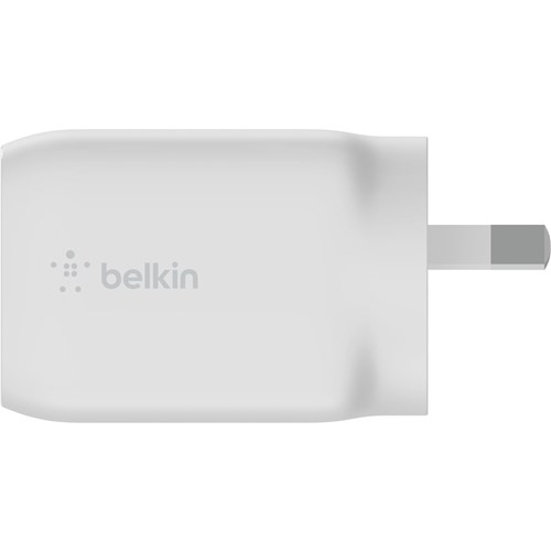Belkin BoostUp Charge Dual USB-C 65W GaN Wall Charger (White)