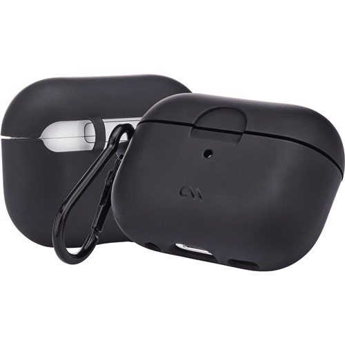 Case-Mate Tough Case with Carabiner Clip for AirPods Pro 1st/2nd Gen (Black)