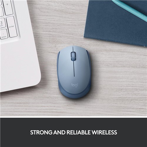 Logitech M171 Wireless Mouse (Blue Grey)