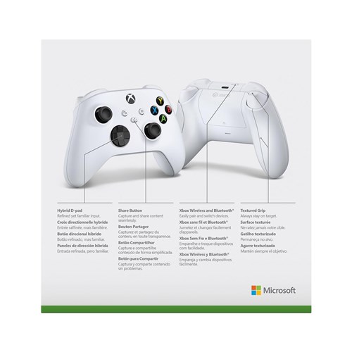 Xbox Wireless Controller Robot White