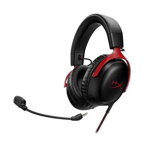 HyperX Cloud III Gaming Headset (Black-Red)