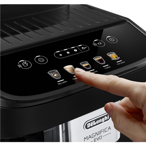 DeLonghi ECAM29062B Magnifica Evo Black Coffee Machine (Black)
