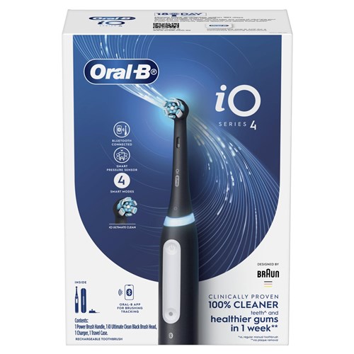 Oral-B iO Series 4 Electric Toothbrush (Black Onyx)