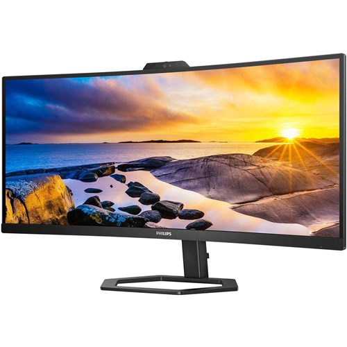 Philips 34E1C5600HE 34'' Curved 100Hz WQHD Monitor with Windows Hello Webcam