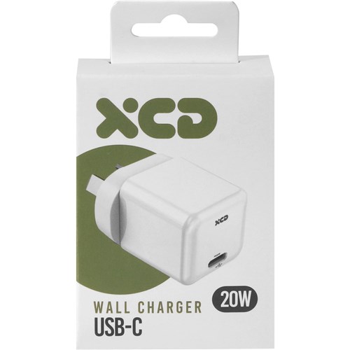 XCD USB-C 20W Wall Charger