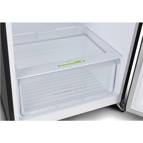 CHiQ CTM347NB5E 348L Top Mount Fridge (Black)