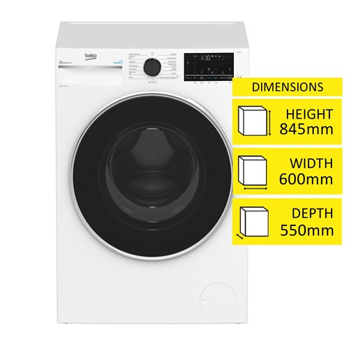 Beko BFLB8020W 8kg Front Load Washing Machine with Steam