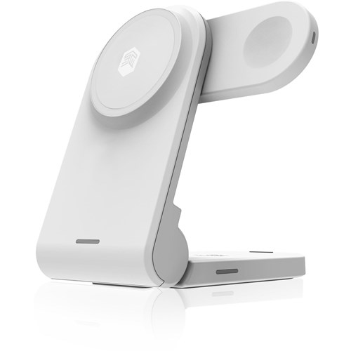 STM Charge Tree Magnetic 3-in-1 Wireless Charging Stand (White)