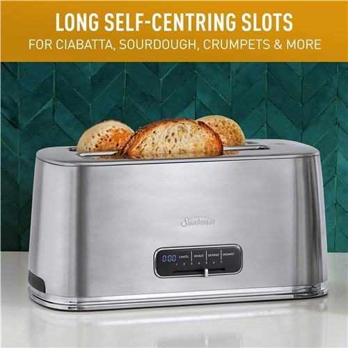 Sunbeam Arise 4 Slice Toaster (Stainless Steel)