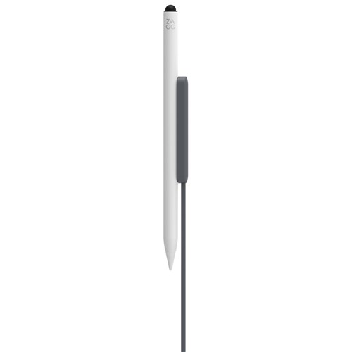 Zagg Pro Stylus 2 Pencil with Wireless Charging Adapter (White)